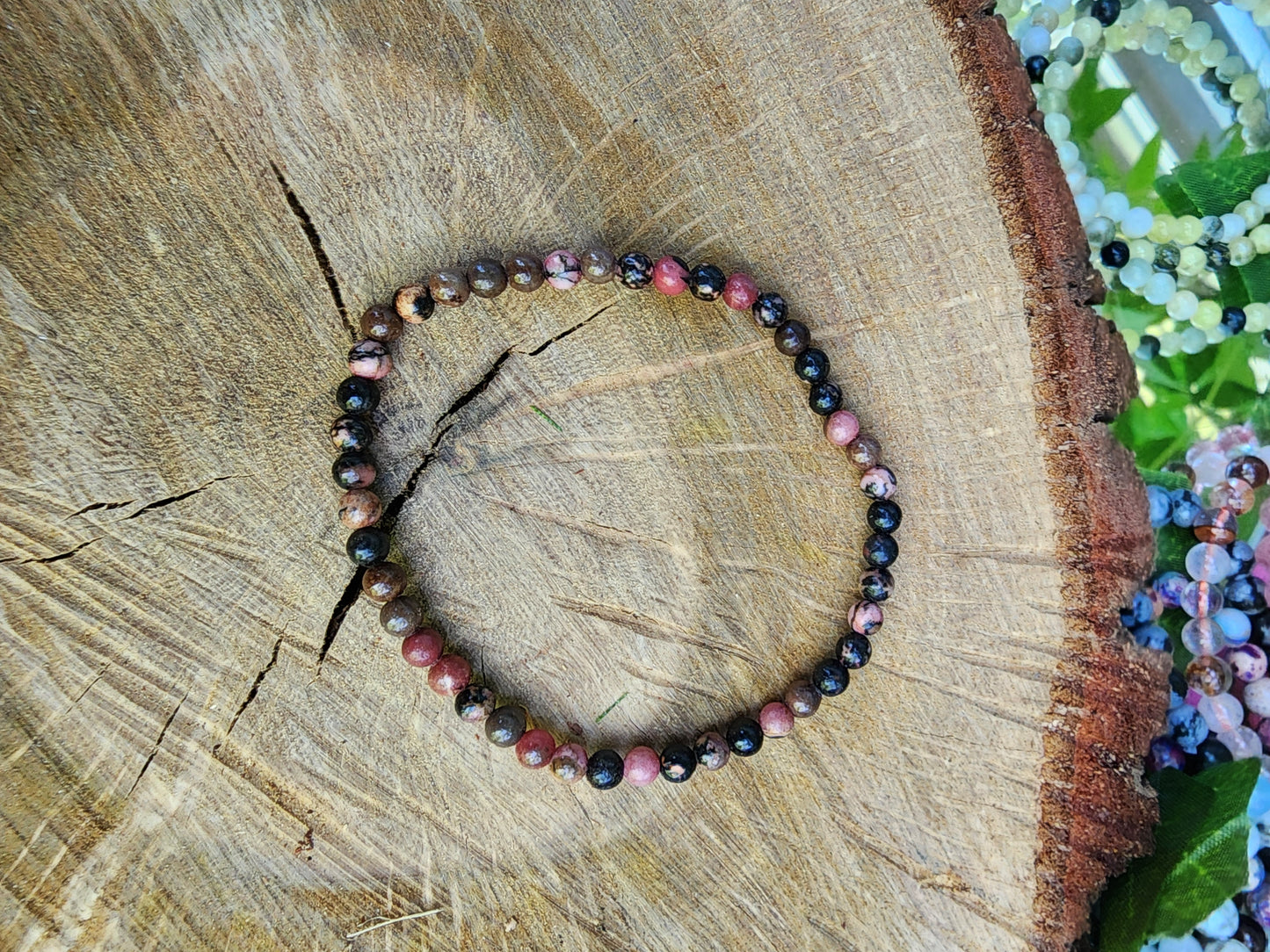 Assorted 4mm Crystal Beads Bracelets