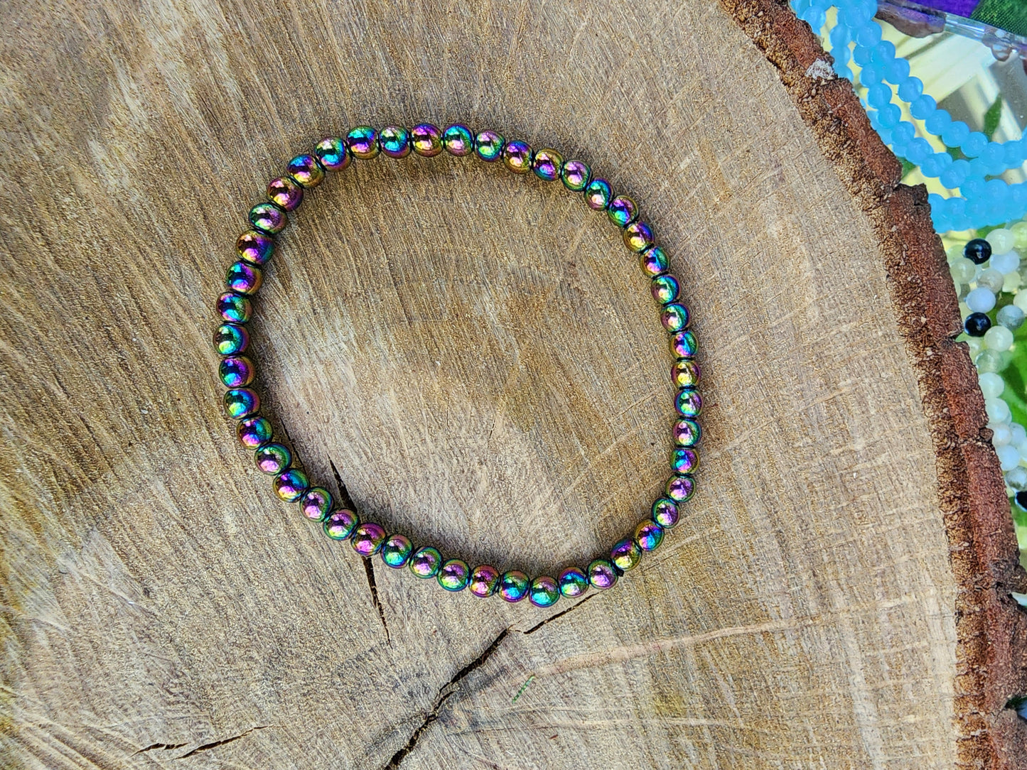 Assorted 4mm Crystal Beads Bracelets