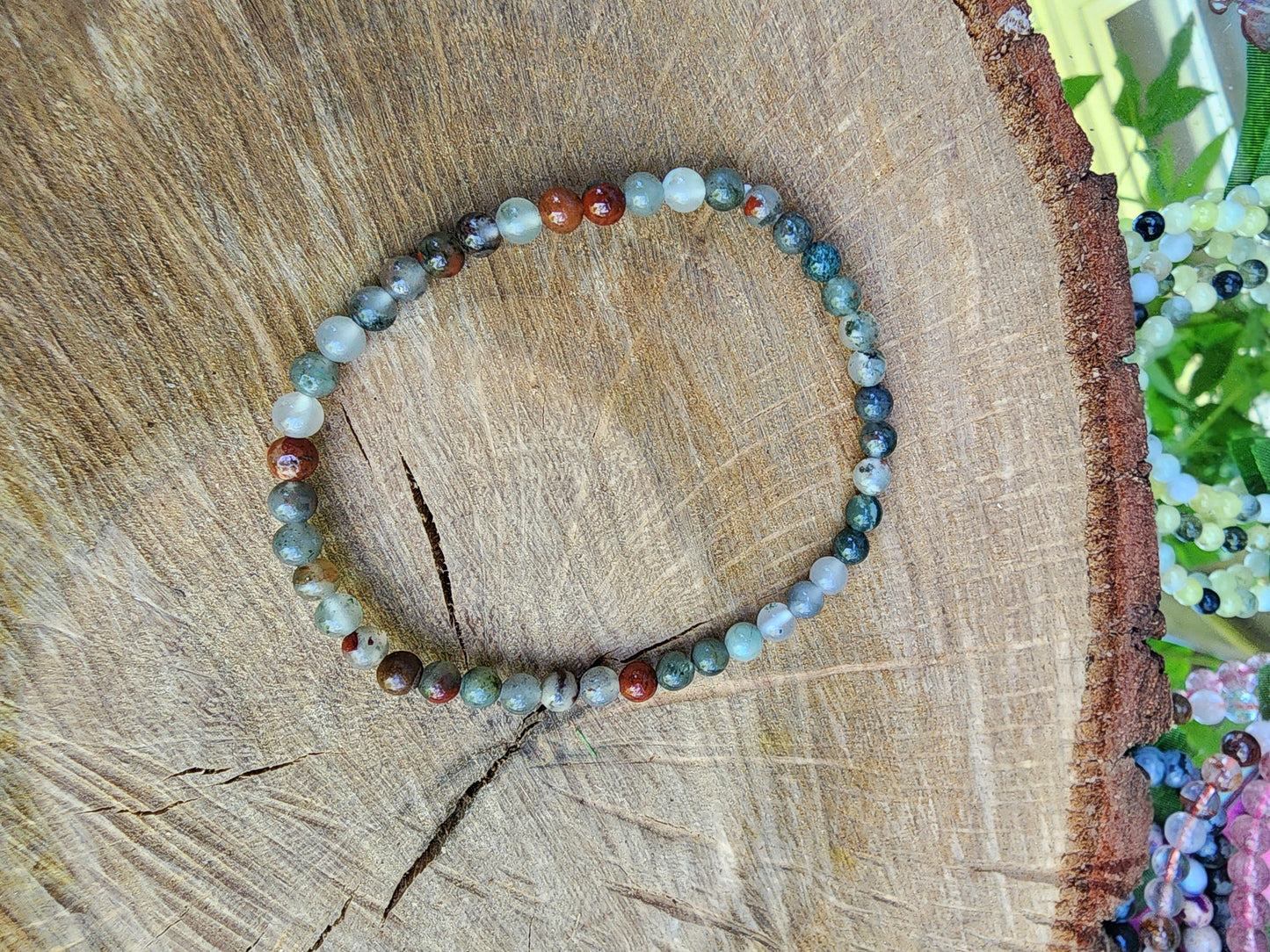 Assorted 4mm Crystal Beads Bracelets