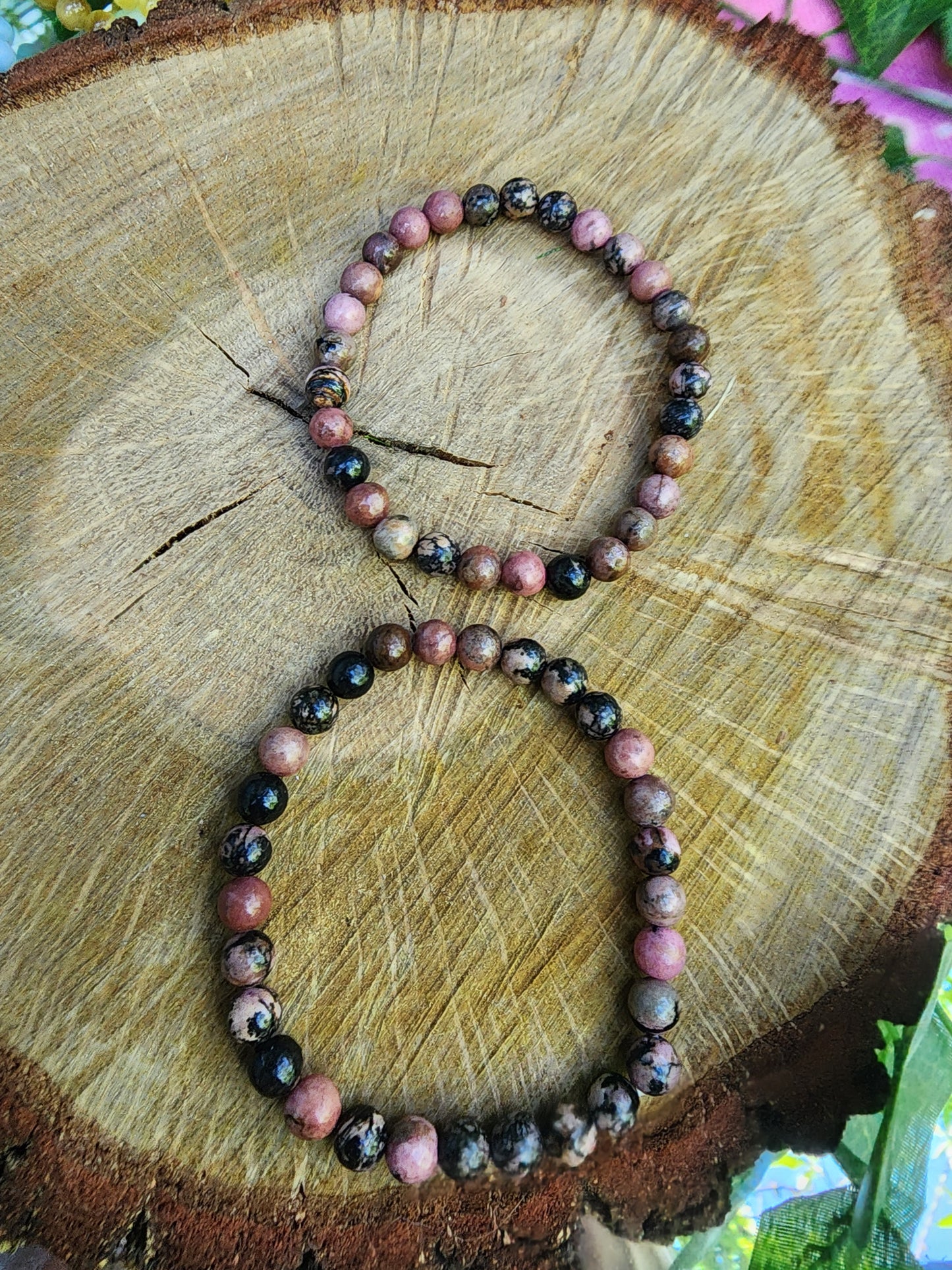 Assorted 6mm Crystal Beads Bracelets