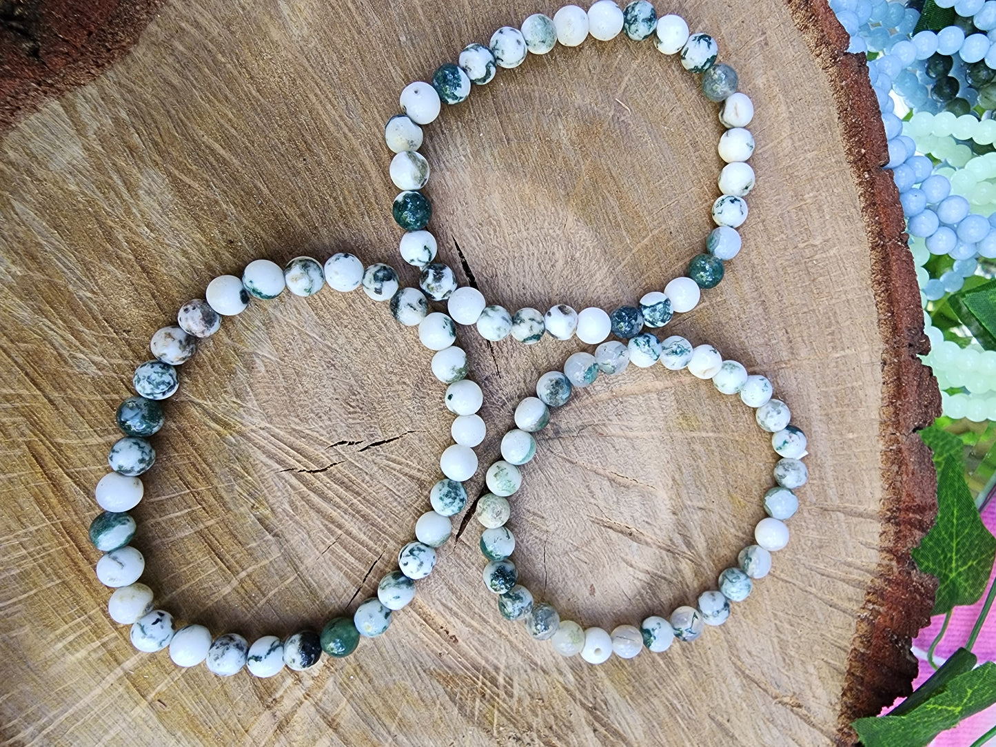 Assorted 6mm Crystal Beads Bracelets