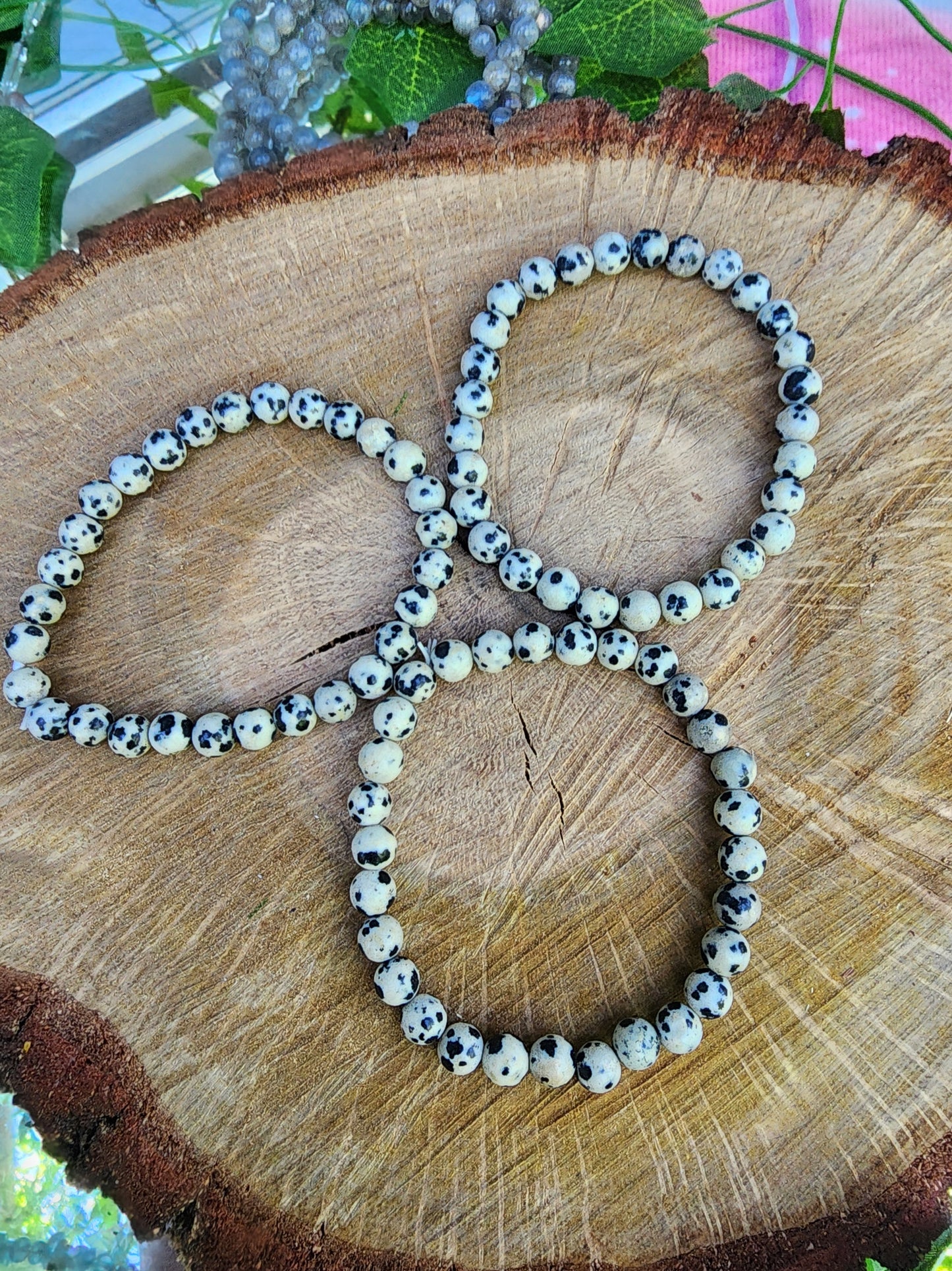 Assorted 6mm Crystal Beads Bracelets