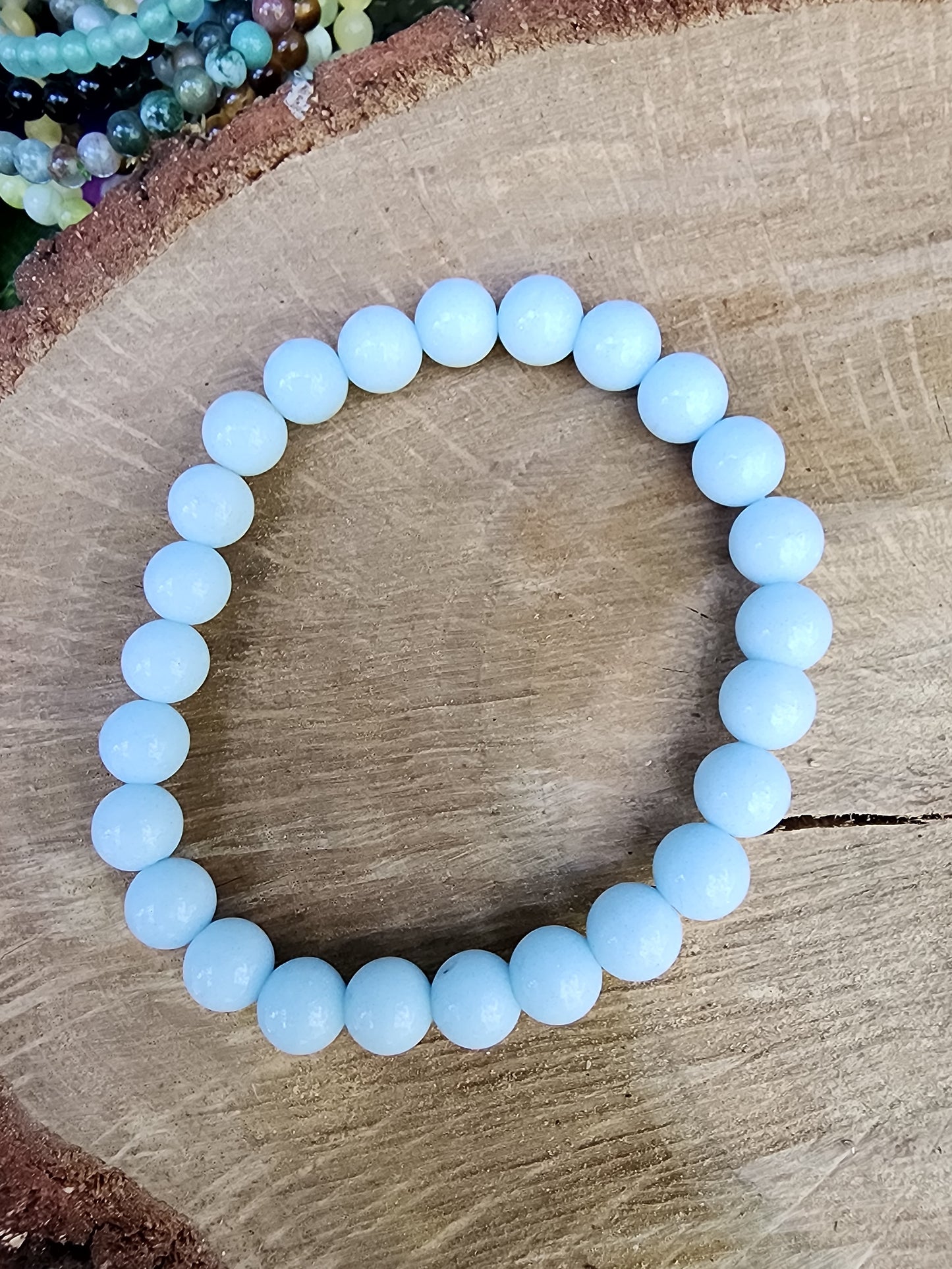 Assorted 8mm Crystal Beads Bracelets