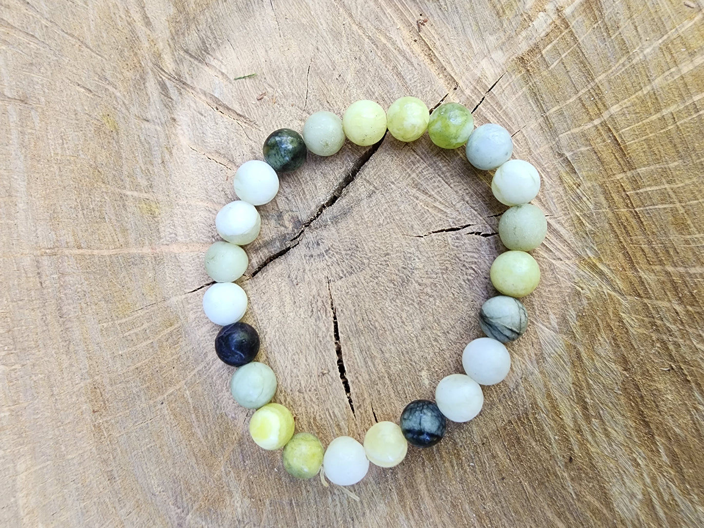 Assorted 8mm Crystal Beads Bracelets