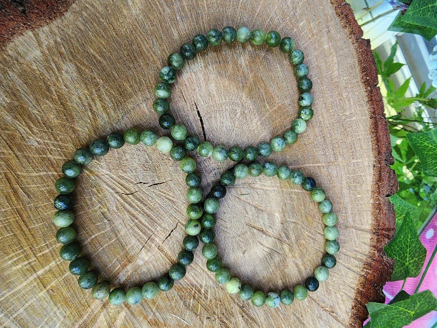 Assorted 6mm Crystal Beads Bracelets