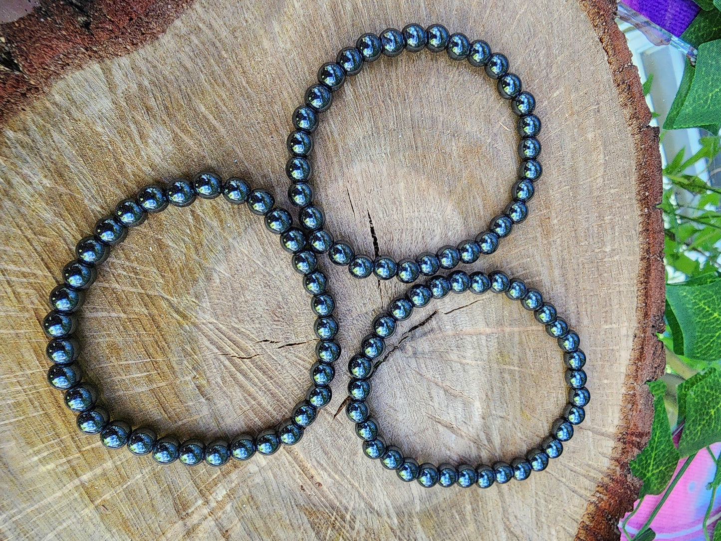 Assorted 6mm Crystal Beads Bracelets