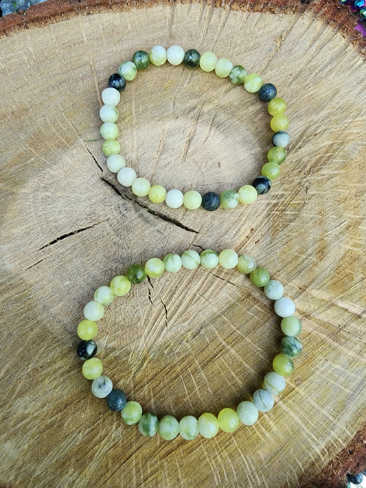 Assorted 6mm Crystal Beads Bracelets