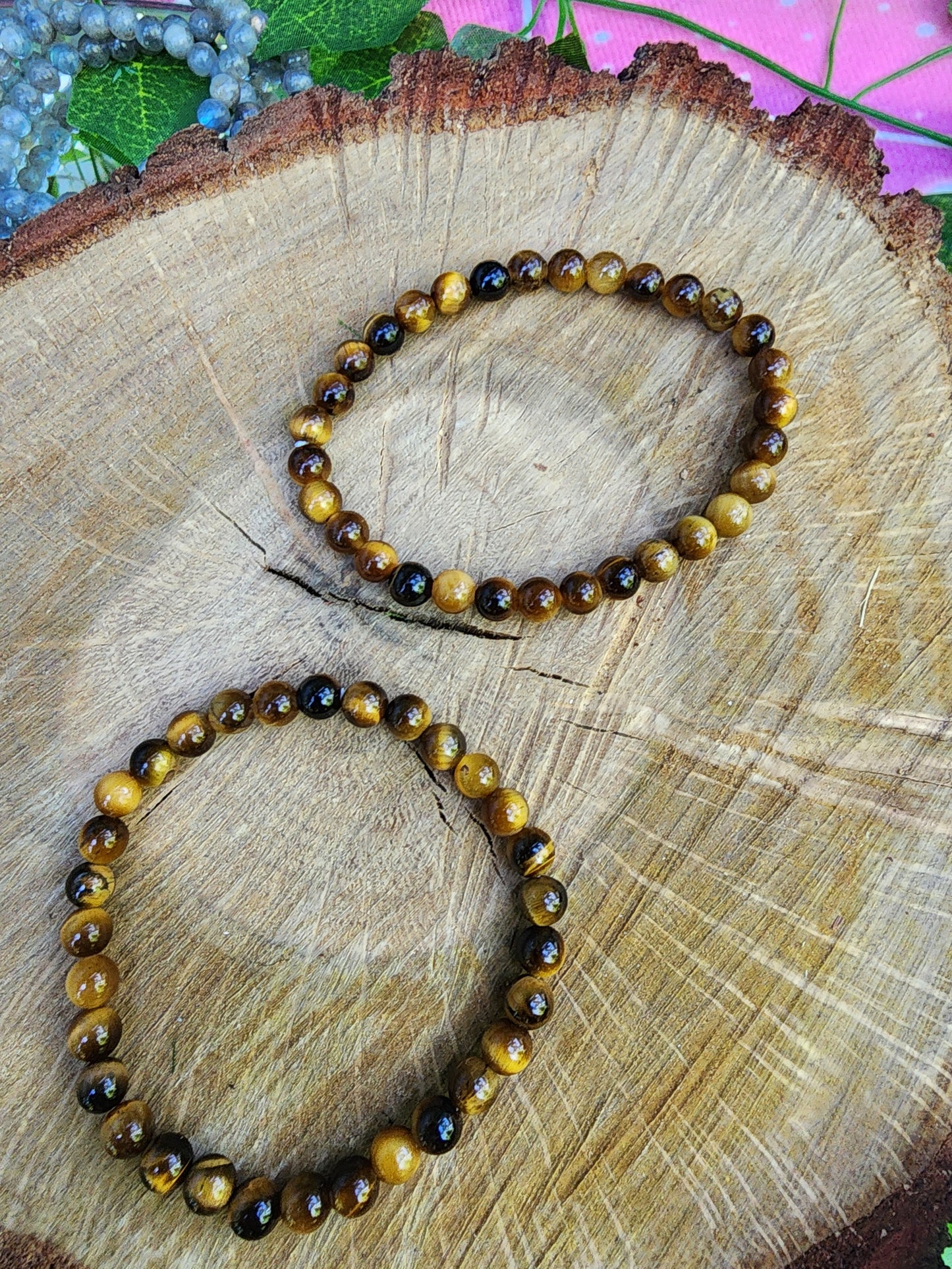 Assorted 6mm Crystal Beads Bracelets