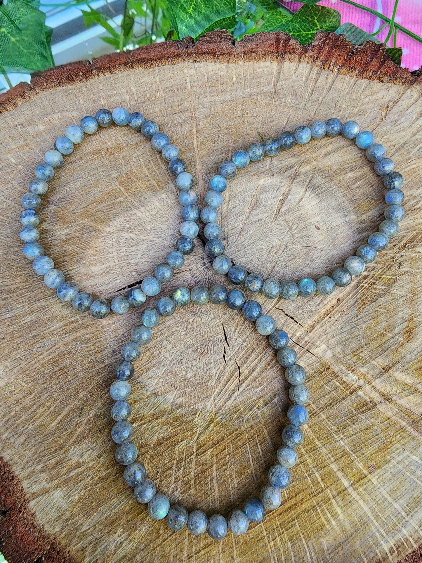 Assorted 6mm Crystal Beads Bracelets