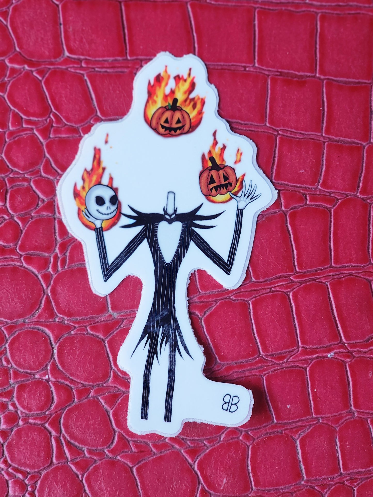 Juggling Jack Die Cut Sticker